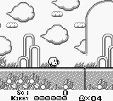 Kirby's Dream Land (USA, Europe) In game screenshot